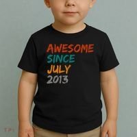 Awesome Since July 2013 Toddler T-Shirt thumb 2