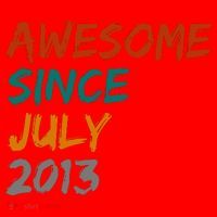 Awesome Since July 2013 Santa Hat thumb 1