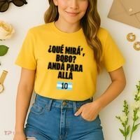 Argentina Soccer Jersey Argentina Football Argentinian Comfort Colors Boxy T-Shirt thumb 2