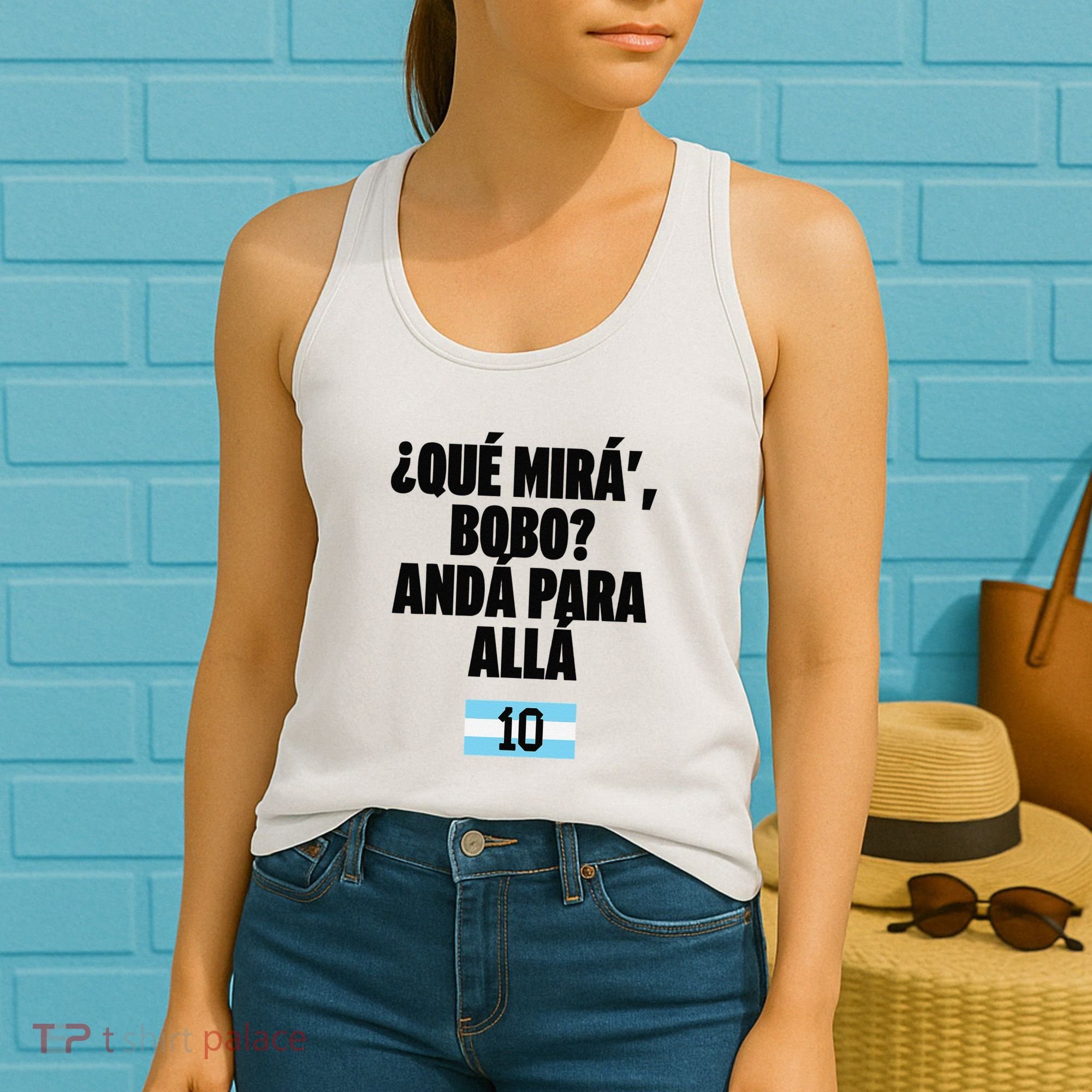 Argentina Soccer Jersey Argentina Football Argentinian Women's Tank Top