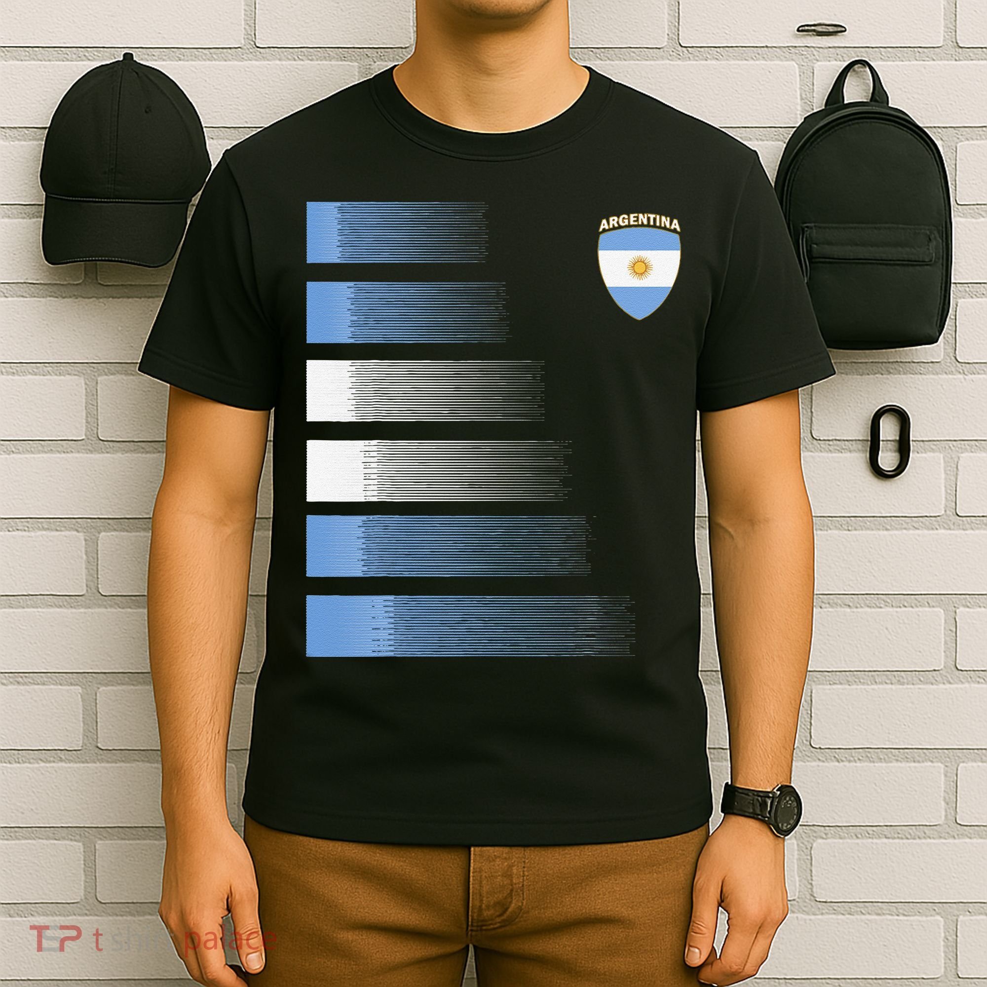 Argentina Soccer Jersey Argentina Football Fan Soccer T-Shirt