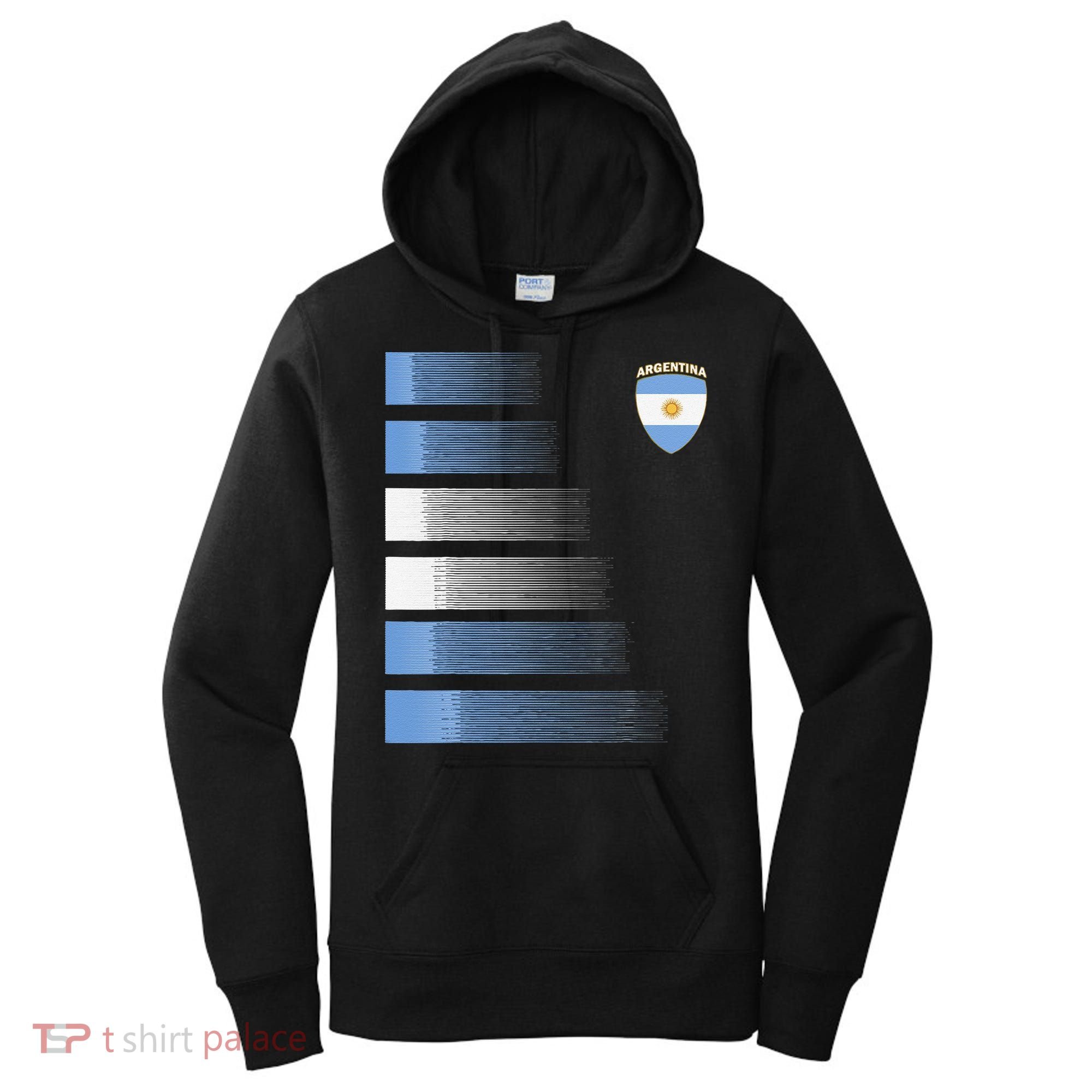 Argentina Soccer Jersey Argentina Football Fan Soccer Women's Hoodie