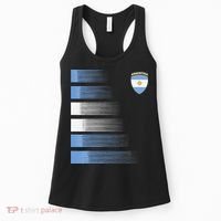 Argentina Soccer Jersey Argentina Football Fan Soccer Women's Tank Top thumb 0