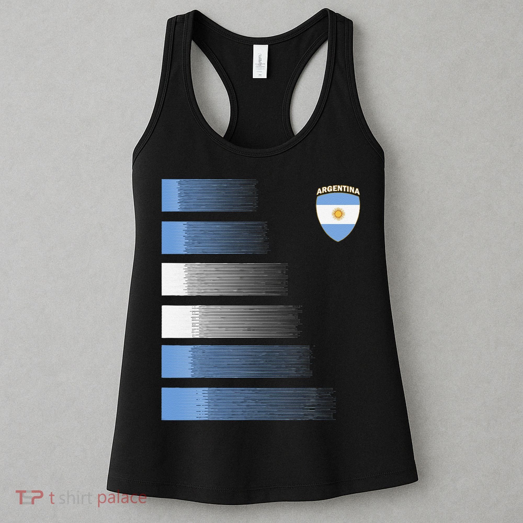 Argentina Soccer Jersey Argentina Football Fan Soccer Women's Tank Top