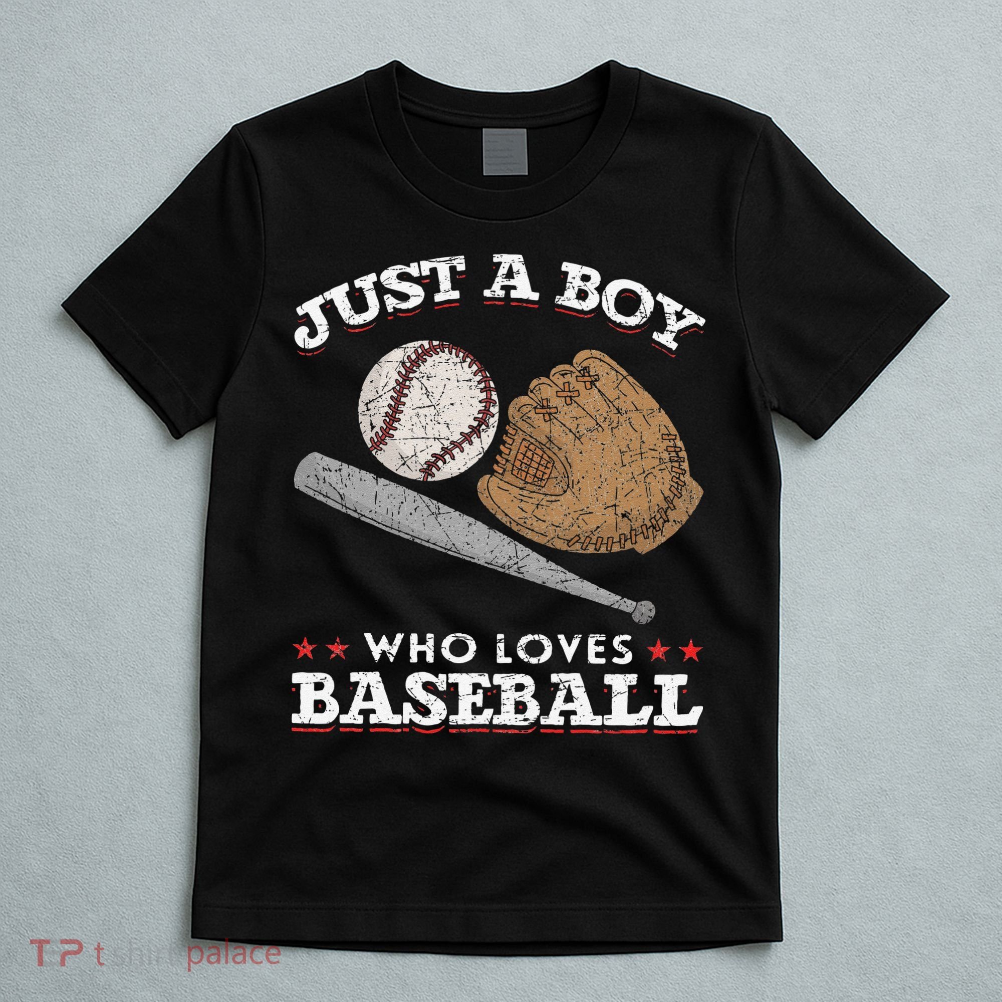 American Sport  Just A  Who Loves Baseball T-Shirt