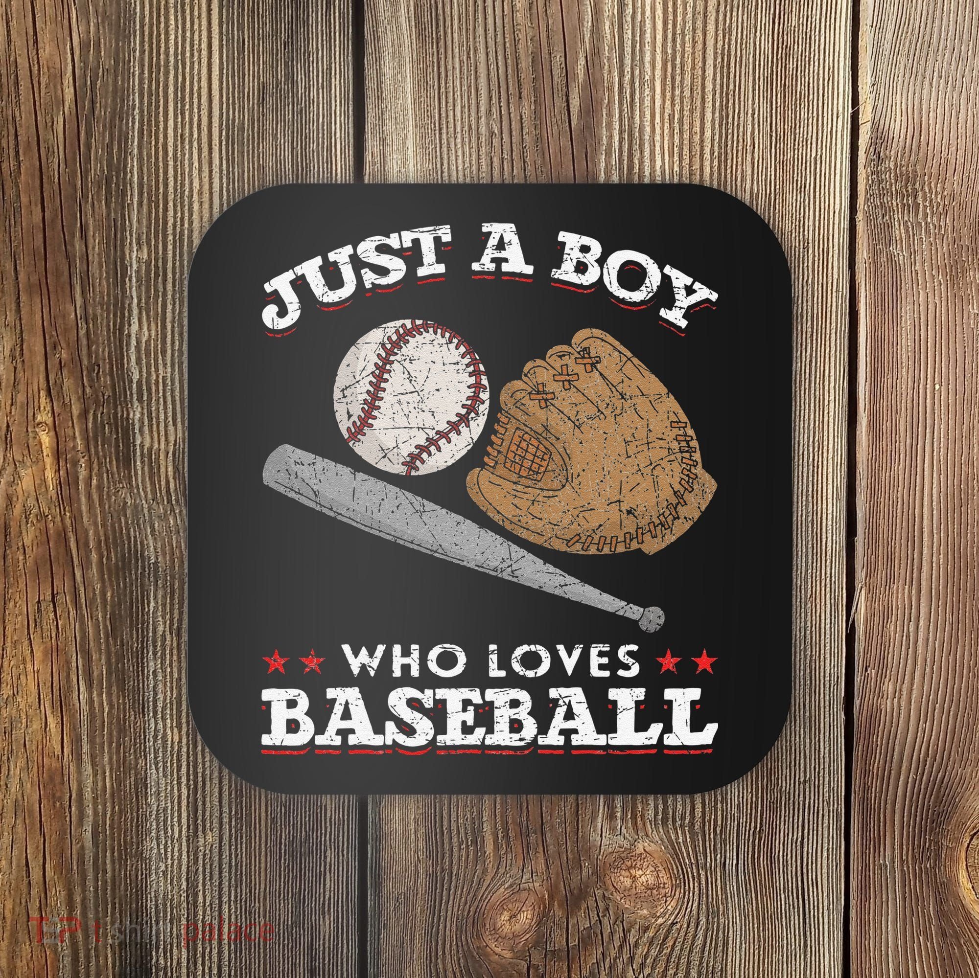 American Sport  Just A  Who Loves Baseball Coaster