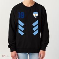 Argentina Soccer Jersey Retro 10 Argentinian Football Women's Sweatshirt thumb 0