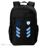 Argentina Soccer Jersey Retro 10 Argentinian Football Backpack thumb 0