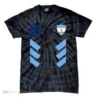 Argentina Soccer Jersey Retro 10 Argentinian Football Tie-Dye T-Shirt thumb 0