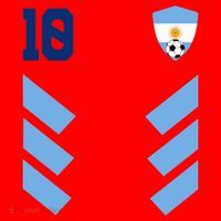 Argentina Soccer Jersey Retro 10 Argentinian Football Santa Hat thumb 1