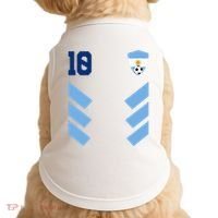 Argentina Soccer Jersey Retro 10 Argentinian Football Doggie Tank thumb 0