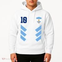 Argentina Soccer Jersey Retro 10 Argentinian Football Hoodie thumb 2
