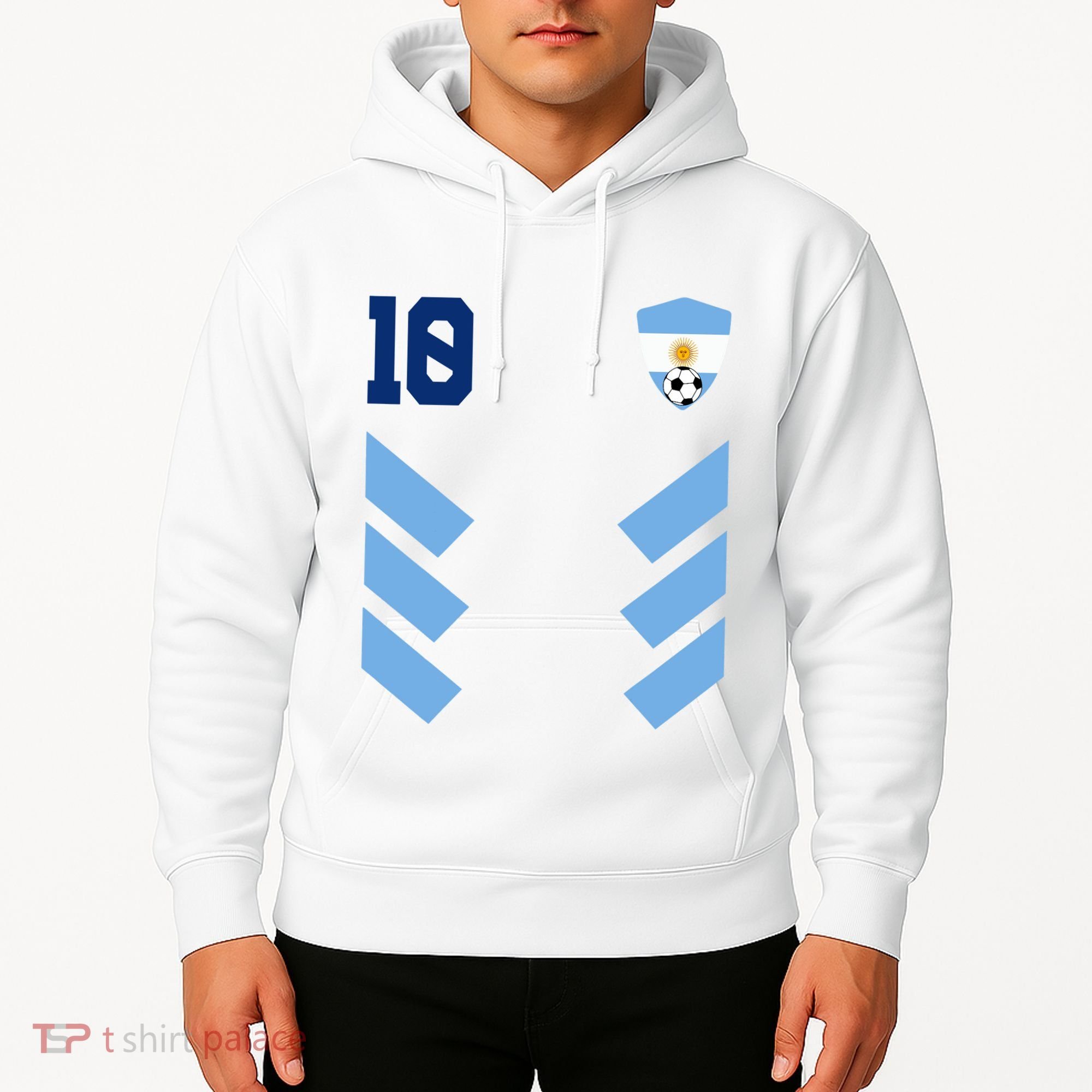 Argentina Soccer Jersey Retro 10 Argentinian Football Hoodie