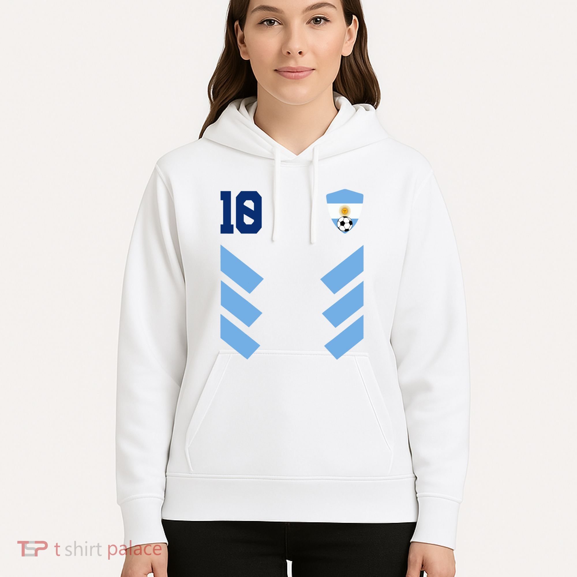 Argentina Soccer Jersey Retro 10 Argentinian Football Hoodie