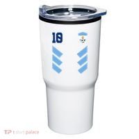 Argentina Soccer Jersey Retro 10 Argentinian Football Tumbler thumb 0