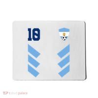 Argentina Soccer Jersey Retro 10 Argentinian Football Mousepad thumb 0