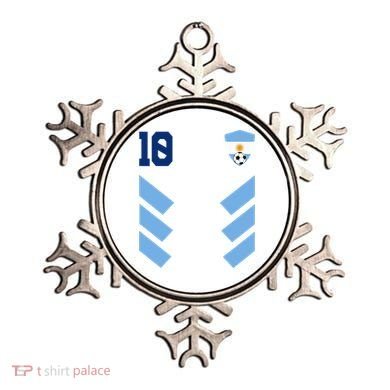 Argentina Soccer Jersey Retro 10 Argentinian Football Ornament