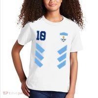 Argentina Soccer Jersey Retro 10 Argentinian Football Kids T-Shirt thumb 2