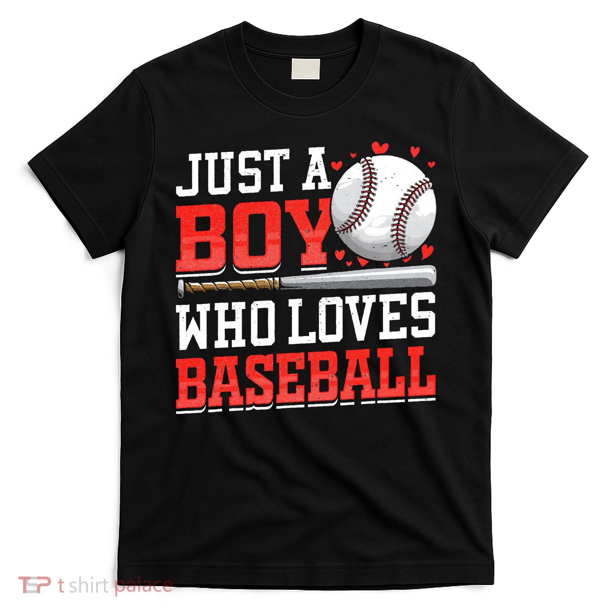 American Sport Just A Boy Who Loves Baseball Gifts T-Shirt