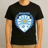 Argentina Soccer Jersey Argentina Football Fans T-Shirt thumb 3