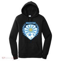 Argentina Soccer Jersey Argentina Football Fans Women's Hoodie thumb 0