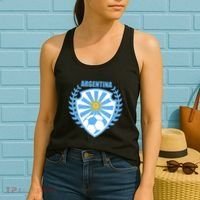 Argentina Soccer Jersey Argentina Football Fans Women's Tank Top thumb 2