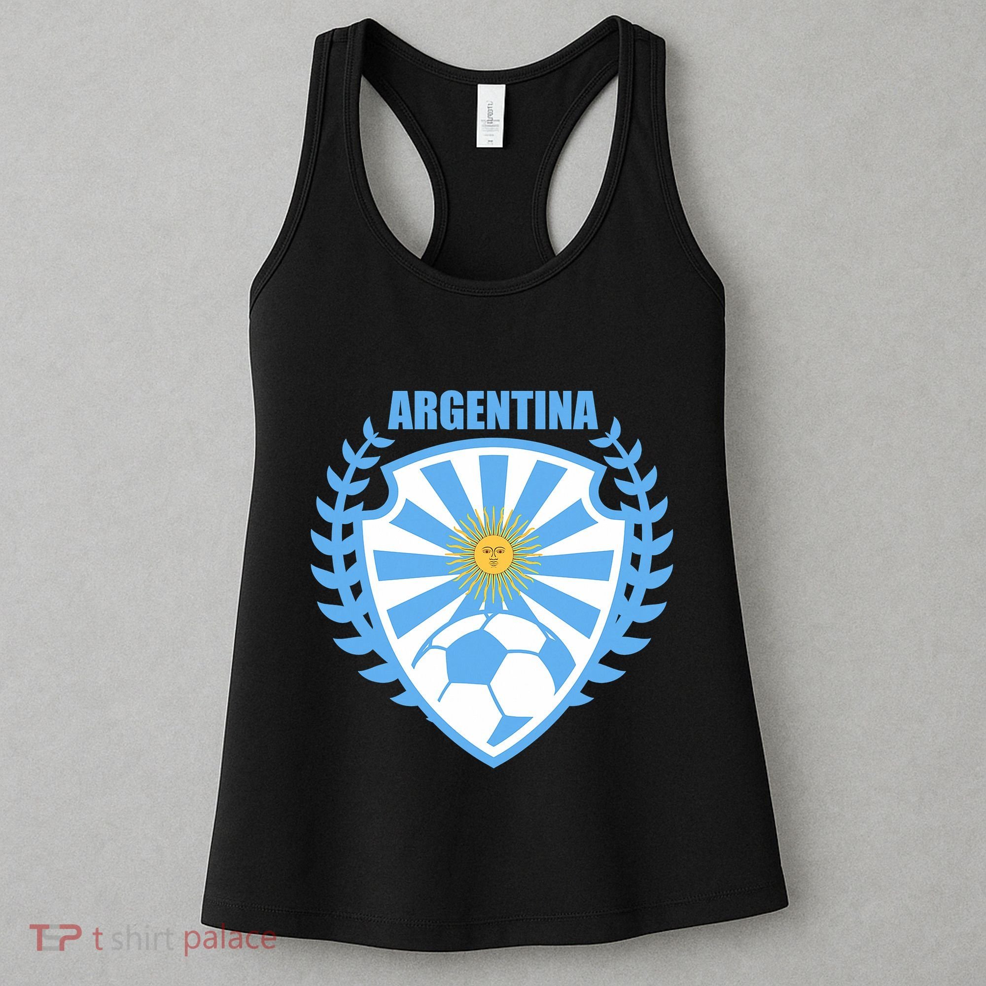Argentina Soccer Jersey Argentina Football Fans Women's Tank Top