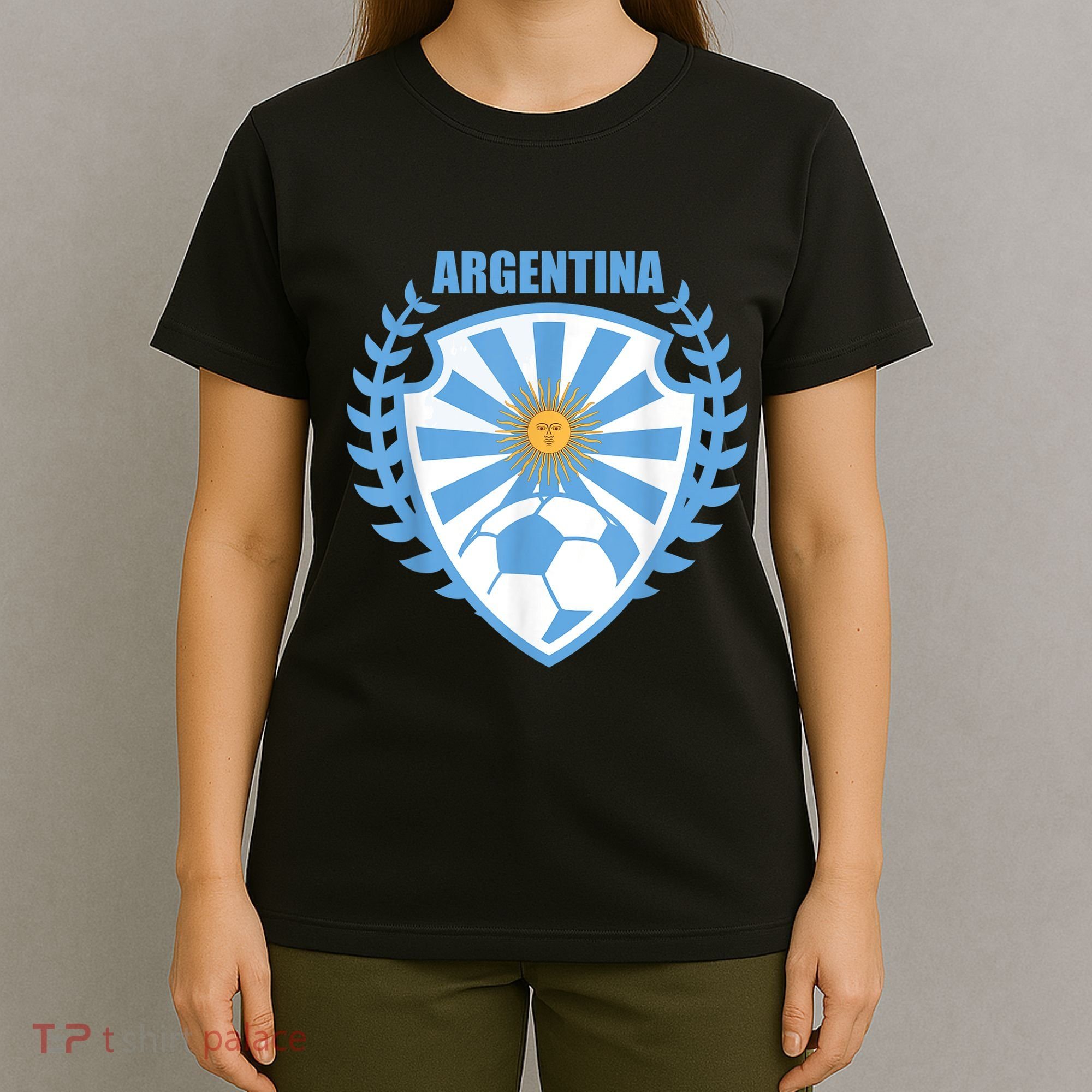 Argentina Soccer Jersey Gift Argentina Football Fans T-Shirt