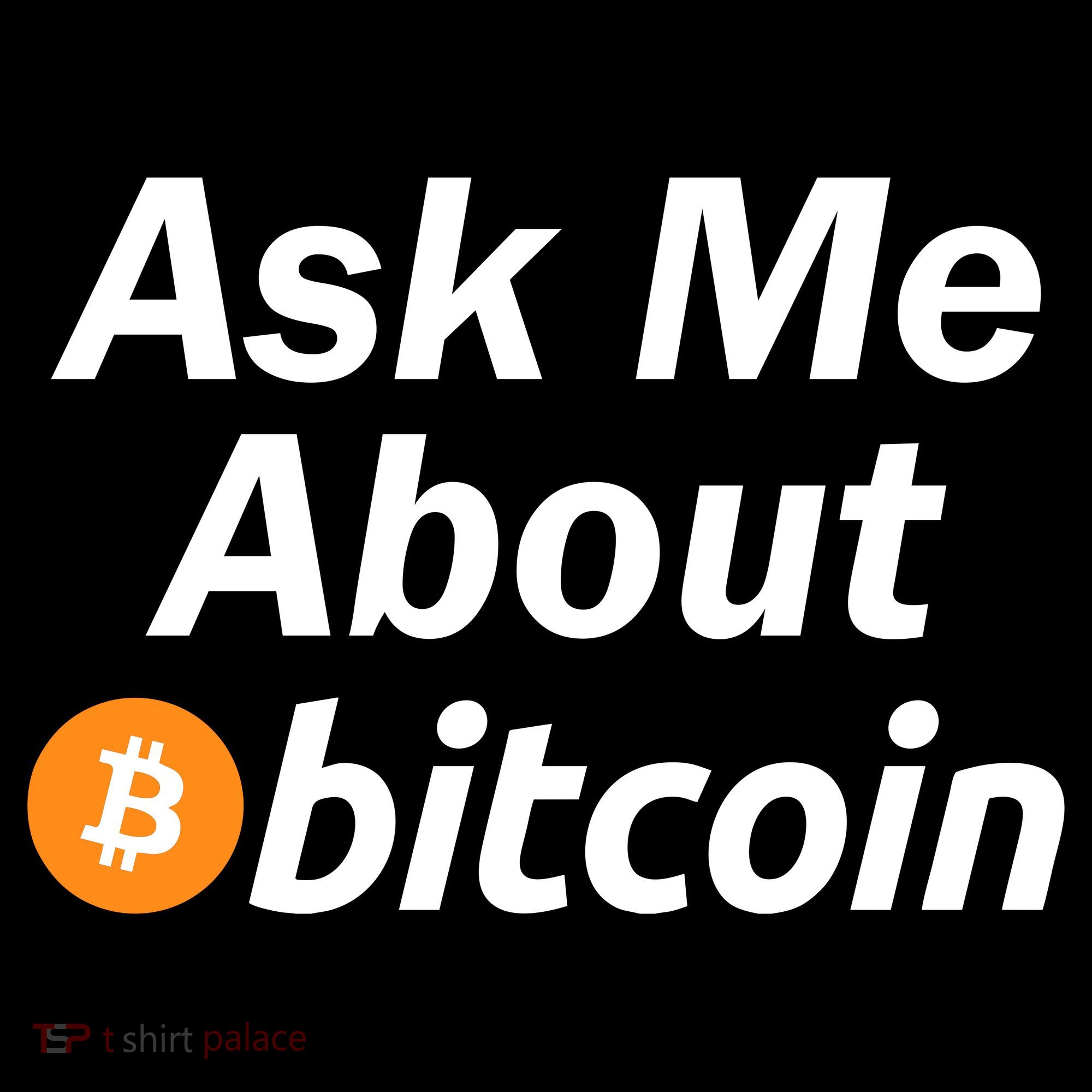 Ask Me About Bitcoin Cryptocurrency Logo Kids Long Sleeve Shirt