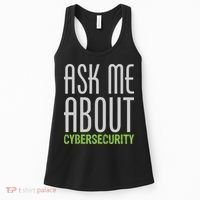 Ask Me About Cybersecurity Women's Tank Top thumb 0