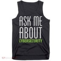 Ask Me About Cybersecurity Tank Top thumb 0