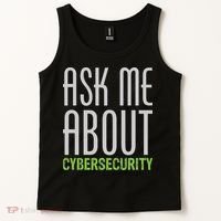 Ask Me About Cybersecurity Tank Top thumb 2