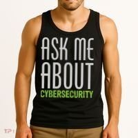 Ask Me About Cybersecurity Tank Top thumb 3