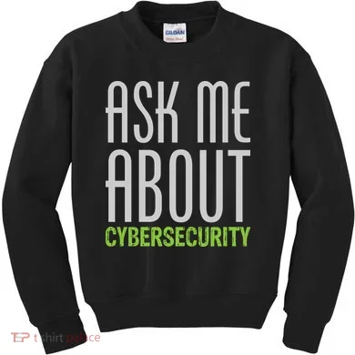 Ask Me About Cybersecurity Kids Sweatshirt