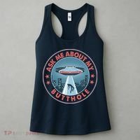 Ask Me About My Butthole Alien Abduction Women's Tank Top thumb 3