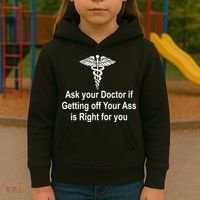 Ask Your Doctor Kids Hoodie thumb 3