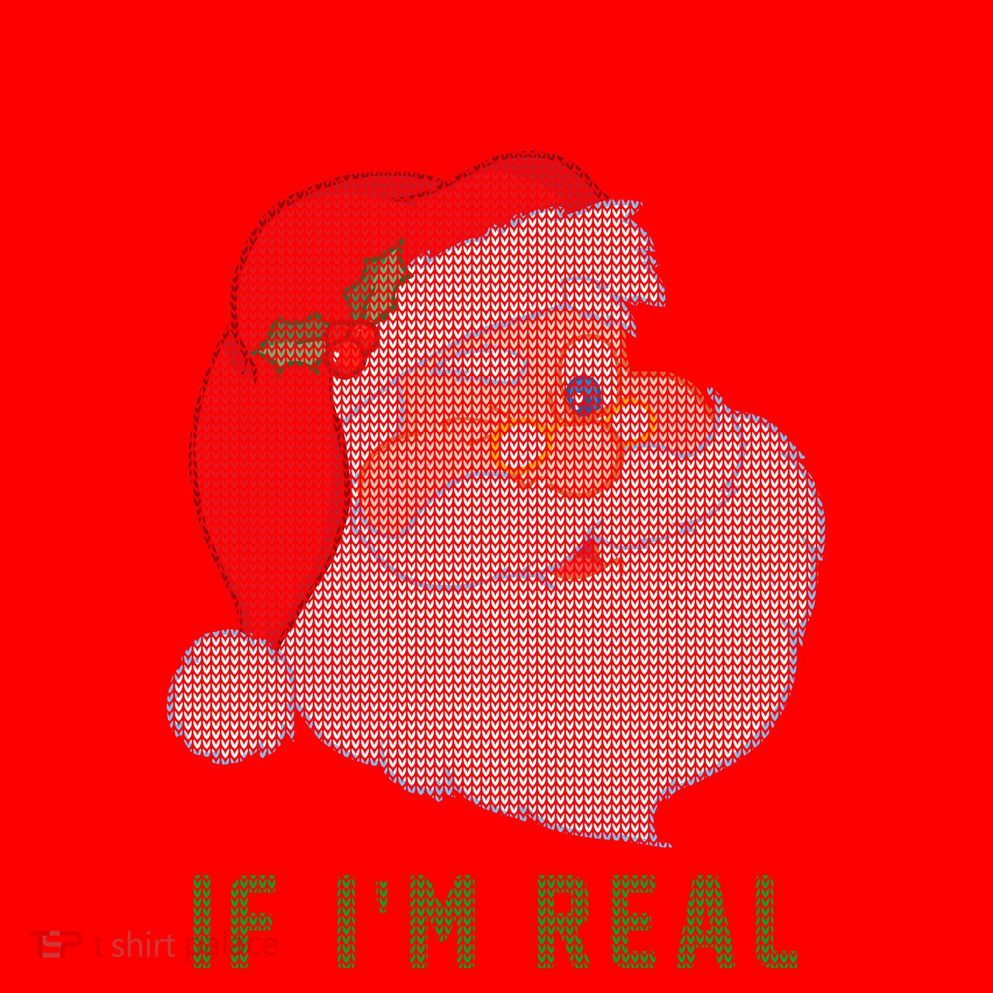 Ask Your Mom If I'm Real Funny Santa X-Mas Santa Hat