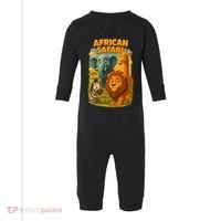 African Safari Kids Cartoon Infant Fleece One Piece thumb 0
