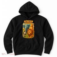 African Safari Kids Cartoon Hoodie thumb 0