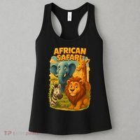African Safari Kids Cartoon Women's Tank Top thumb 3