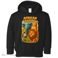 African Safari Kids Cartoon Toddler Hoodie thumb 0