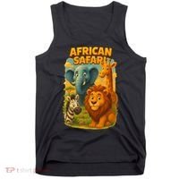 African Safari Kids Cartoon Tank Top thumb 0