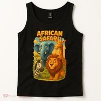 African Safari Kids Cartoon Tank Top thumb 2