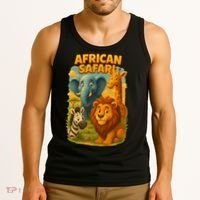 African Safari Kids Cartoon Tank Top thumb 3