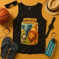 African Safari Kids Cartoon Tank Top thumb 4