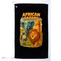 African Safari Kids Cartoon Golf Towel thumb 0