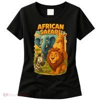 African Safari Kids Cartoon Women's T-Shirt thumb 0