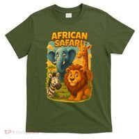 African Safari Kids Cartoon T-Shirt thumb 0