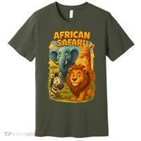 African Safari Kids Cartoon Premium T-Shirt thumb 0