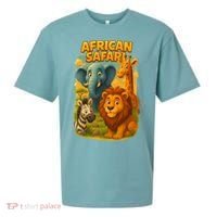 African Safari Kids Cartoon Sueded Cloud Jersey T-Shirt thumb 0